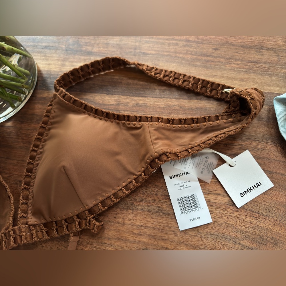 Simkha bathing suit (brown) 

Top originally $185, 
Bottoms originally $115, - Picture 2 of 6